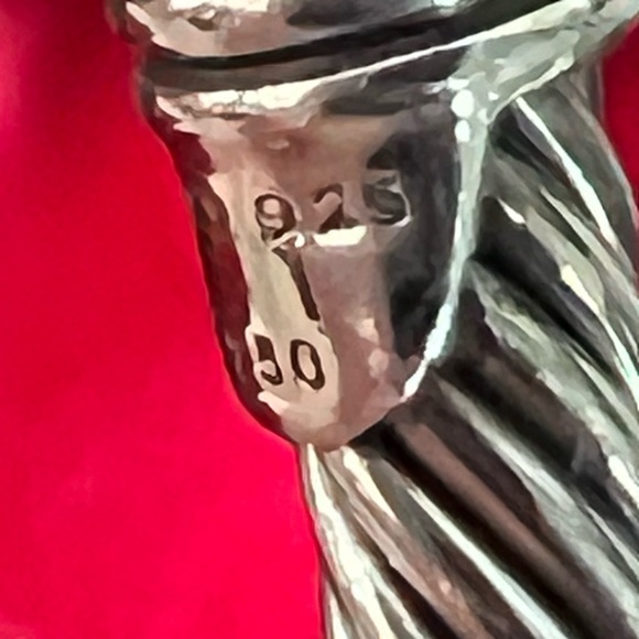 David Yurman X Classic Cable Station Bracelet in Sterling Silver & 18K Rose Gold - Picture 8 of 14